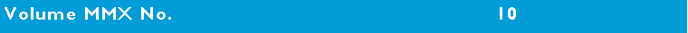 Text Box: Volume MMX No. 10
